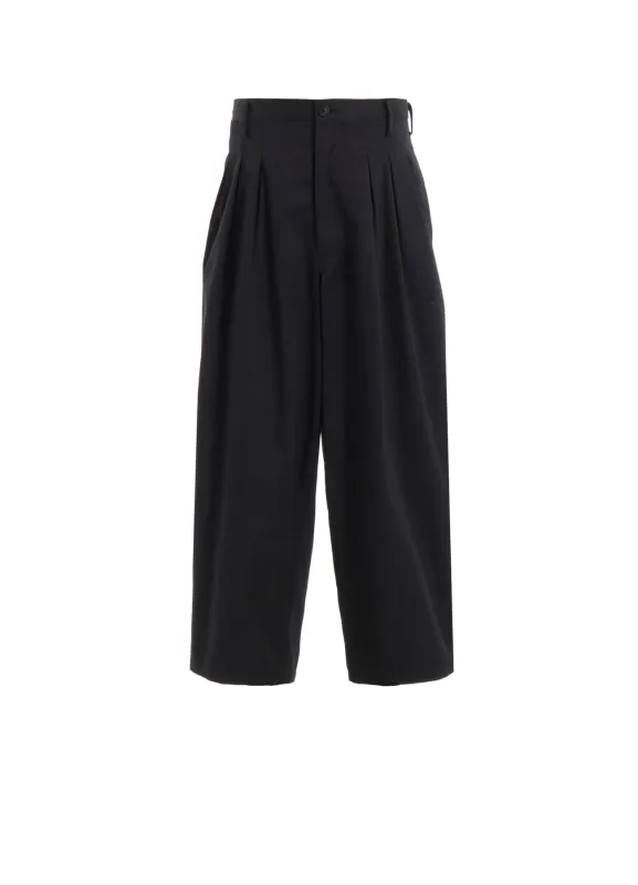 T/C TWILL PANTS WITH 12-TUCKS sold by Yohji Yamamoto