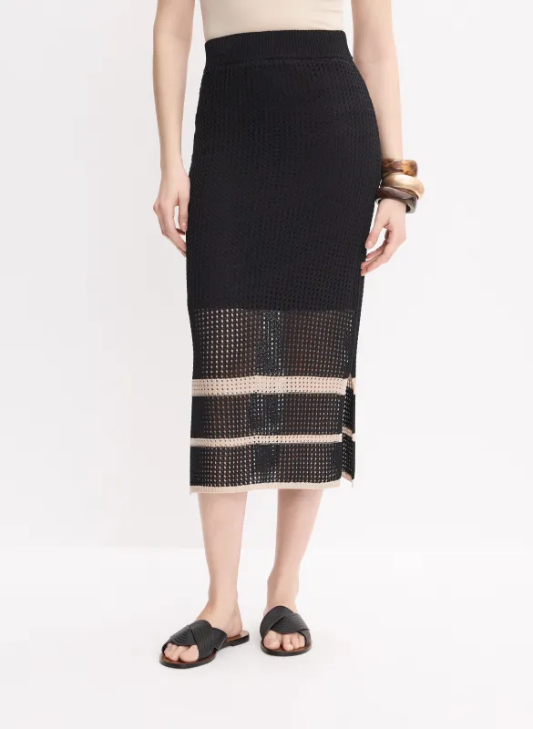 Jospeh Ribkoff - Open Knit Skirt sold by Melanie Lyne