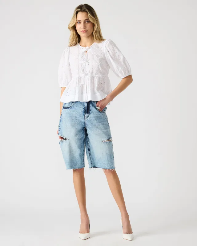 LANGE DENIM SHORT sold by Steve Madden