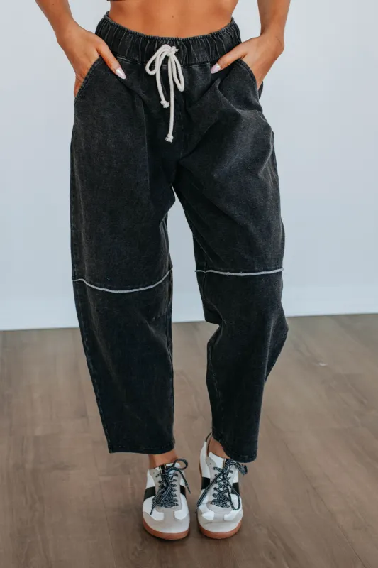 Making Things Right Pants - Vintage Black sold by Wild Oak Boutique