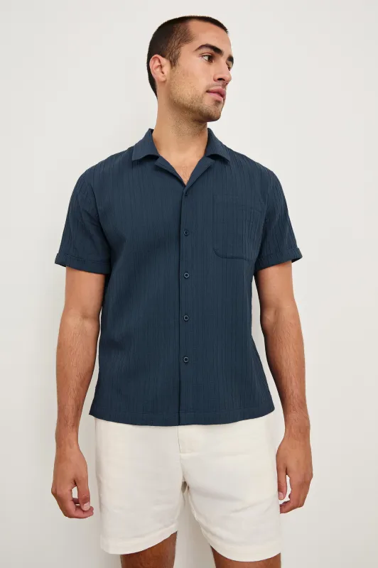 OHANA SHIRT - SEA BLUE sold by Rails