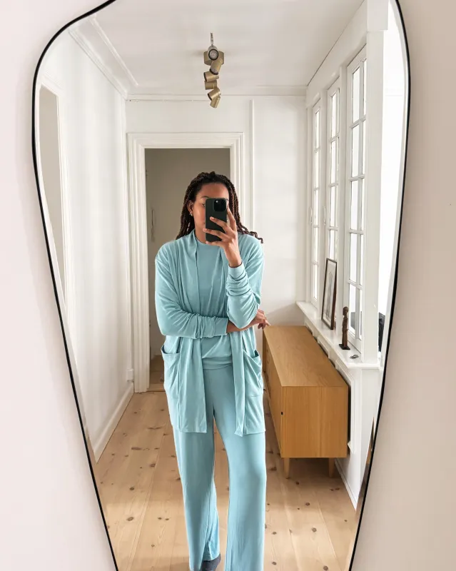 TravelKnit Relaxed Pants - Cameo Blue sold by Universal Standard