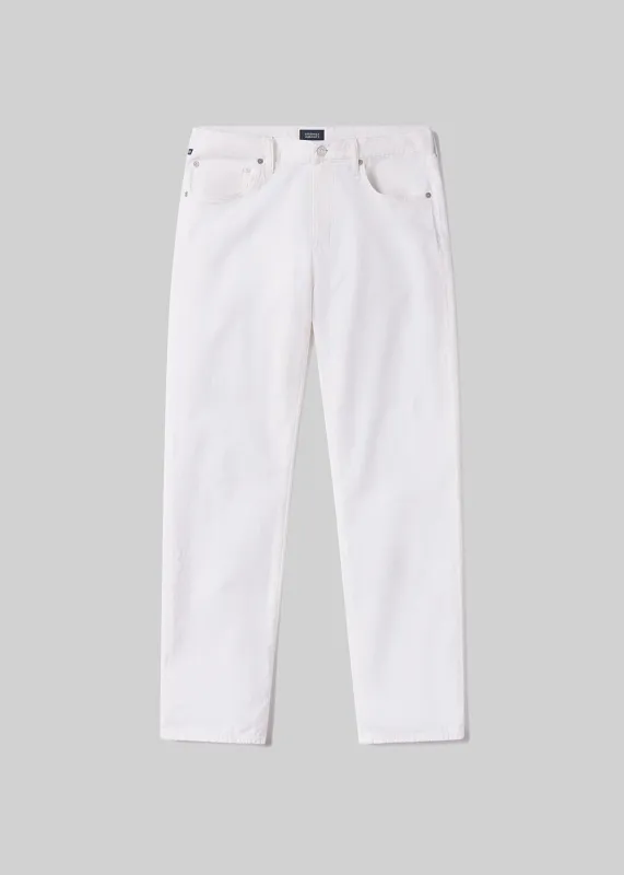 Elijah Relaxed Straight Linen in White sold by Citizens Of Humanity