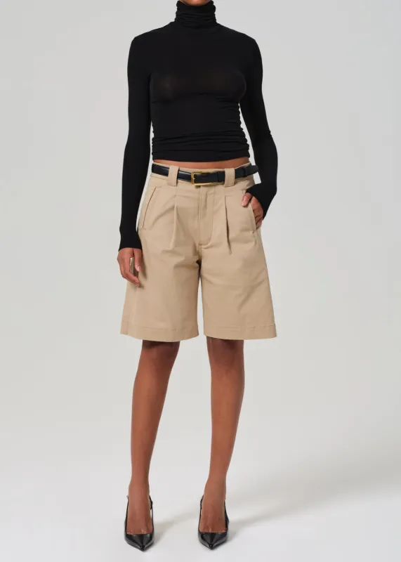 Cara Pleated Short in Catalina sold by Citizens Of Humanity