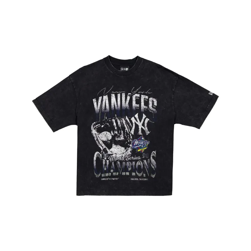 New York Yankees 1998 World Series Champions Sport Classics Black T-Shirt sold by New Era