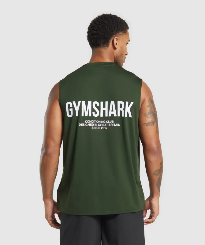 Gymshark Conditioning Club Tank - Trail Green sold by Gymshark