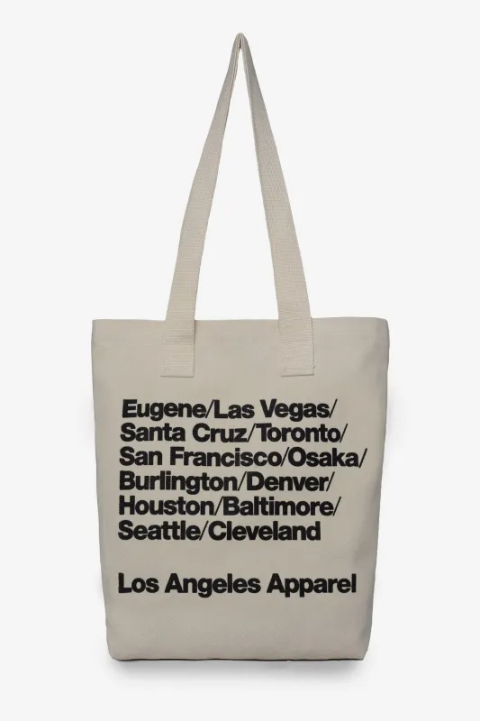 BD01P - Printed Bull Denim Tote Bag sold by los angeles apparel