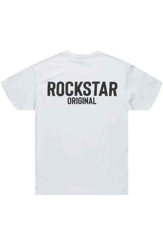 Sana White/Black Graphic T-Shirt sold by Rockstar Original