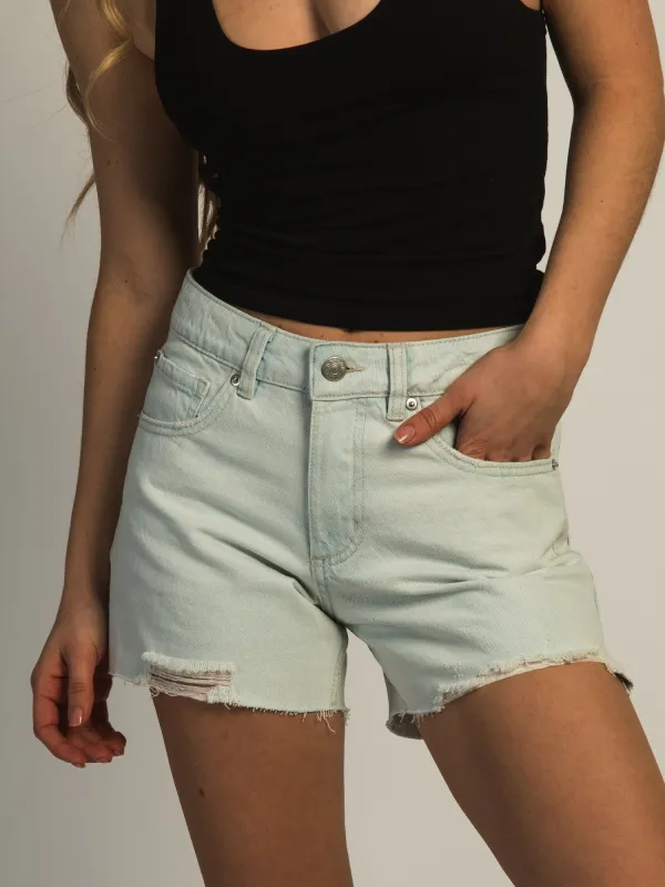 HARLOW HALROW MIDI SHORT - CHAMBRAY sold by Harlow