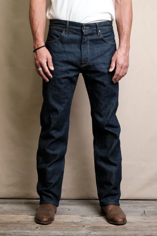 Wilkes Western 15 Ounce Rinsed Denim sold by Freenote Cloth