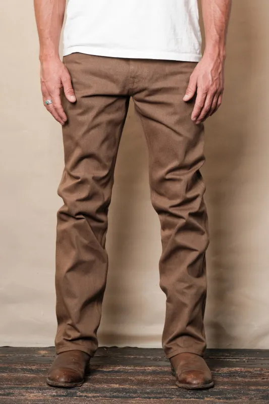 Wilkes Western <span>15 Ounce Brown Denim </span> sold by Freenote Cloth