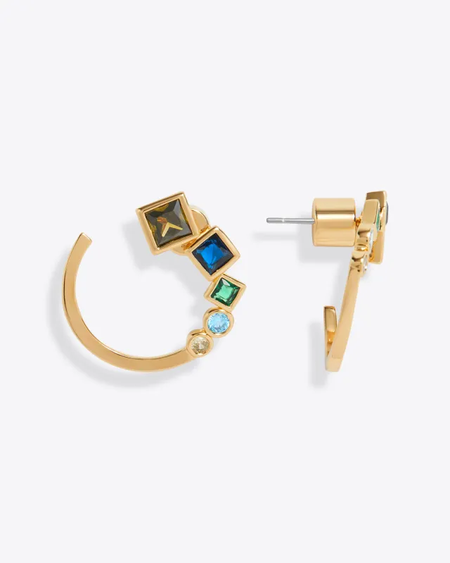 Gem Hoops sold by Draper James
