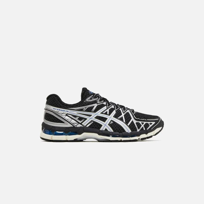 ASICS Gel-Kayano 20 - Black / Pure Silver sold by Kith
