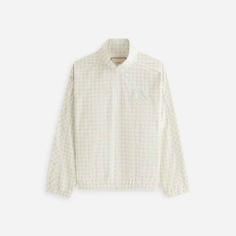 Kith Women Azariah Check Track Jacket-  White sold by Kith
