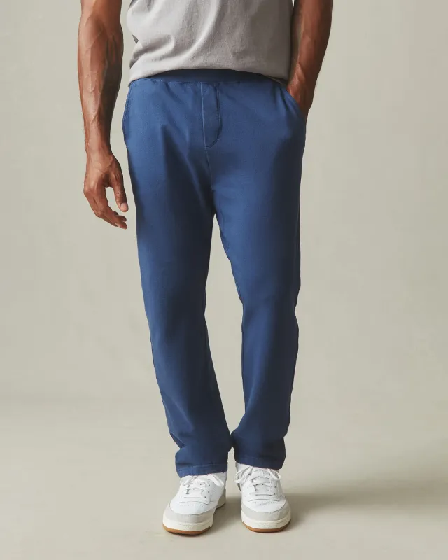 Men's French Terry Straight Pant - Marine Navy sold by American Giant