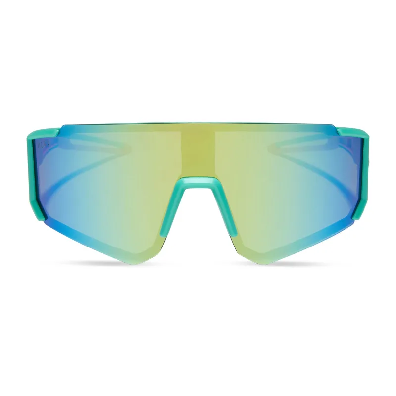 HEAT - TURQUOISE + TURQUOISE ICE MIRROR + POLARIZED SUNGLASSES sold by Diff Eyewear