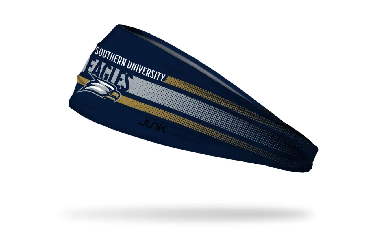 Georgia Southern University: Faded Stripe Big Bang Lite Headband sold by JUNK Brands