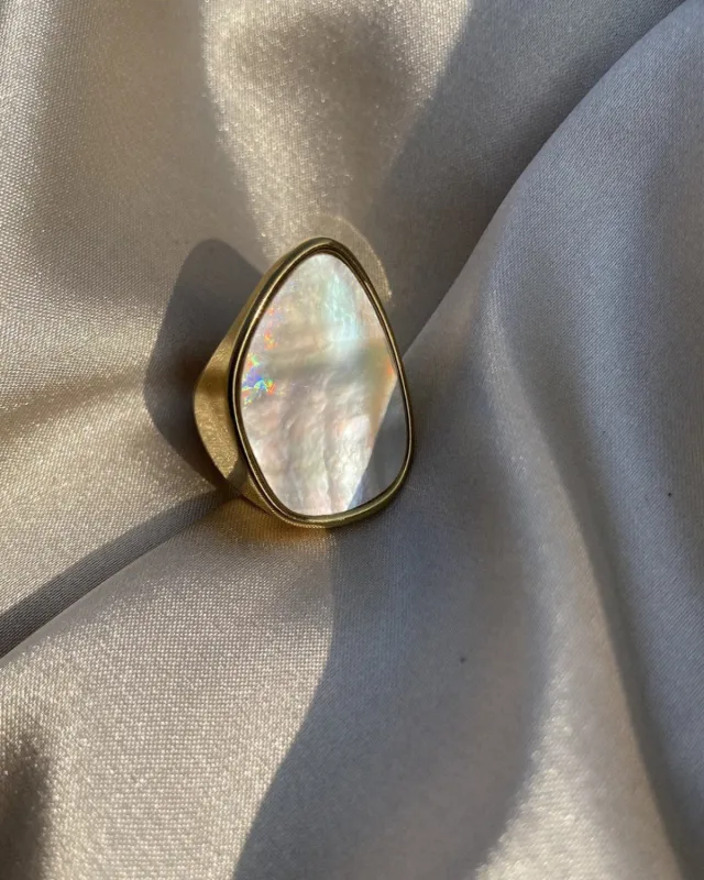 18K Shell Ring - Girls Decor sold by Mason & Madison Co.