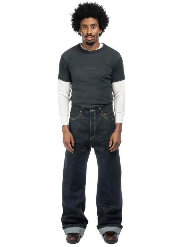 Javier Wide Leg Jeans - Japanese Selvedge sold by Bare Knuckles