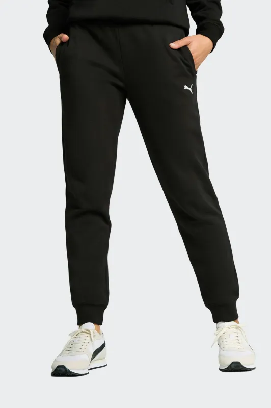 PUMA WOMEN'S ESSENTIALS SMALL LOGO BLACK SWEATPANT sold by INSPORT