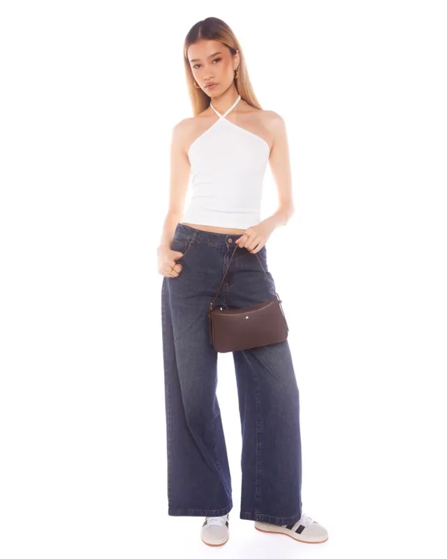 Lilu Shoulder Bag Chocolate sold by edge clothing