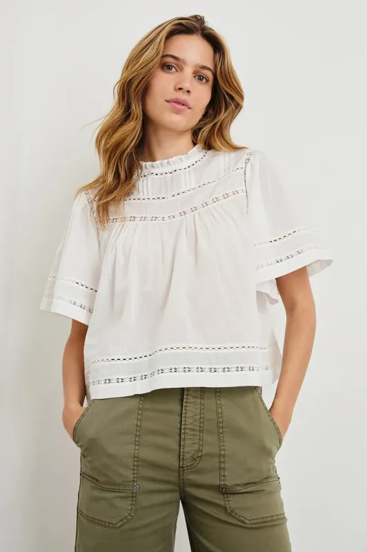DAISY TOP - WHITE sold by Rails