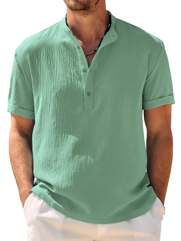 Casual Breathable Soft Henley Shirt (US Only) sold by Coofandy