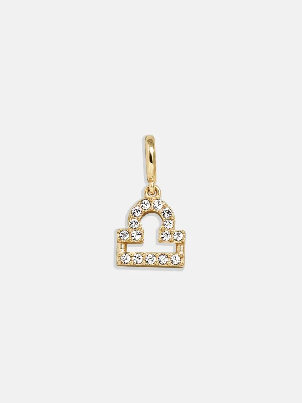 Pavé Zodiac Symbol Cluster Charm - Libra sold by BaubleBar