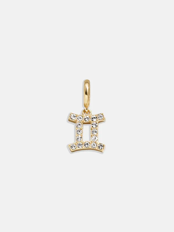 Pavé Zodiac Symbol Cluster Charm - Gemini sold by BaubleBar