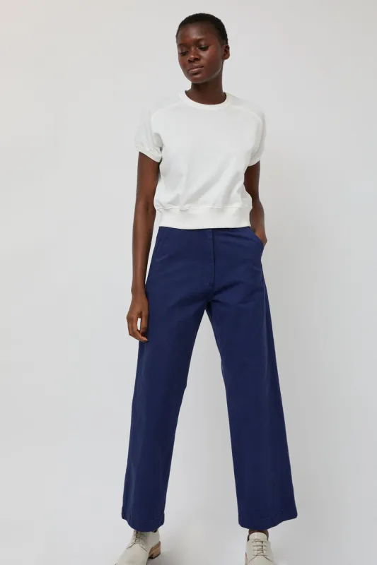 Nothing Written Paan Cotton Chino Pants in Blue sold by No. 6