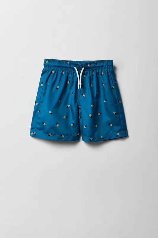 Short de baignade avec motif tropical pour garçon sold by Urban Planet