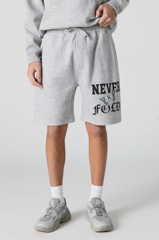 Graphic Fleece Short sold by Urban Planet