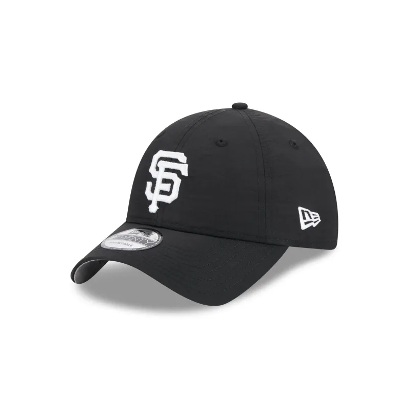San Francisco Giants Everyday Nylon Black 9TWENTY Adjustable Hat sold by New Era