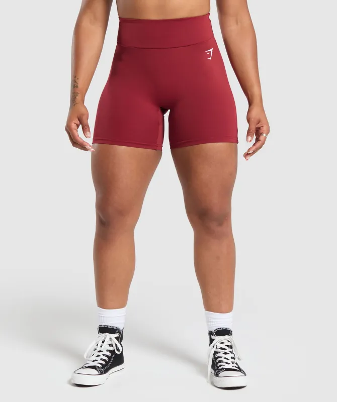 Reps Power Tight Shorts - Reps Red sold by Gymshark