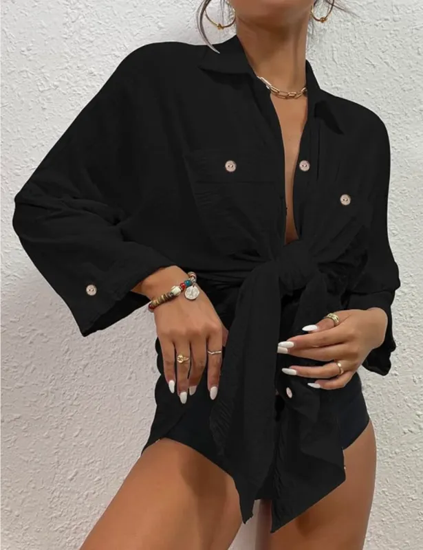 NEW!! Paradise Cover Up in Black sold by Glitzy Bella