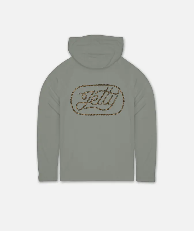Rigging UPF Hoodie - Olive sold by JETTY