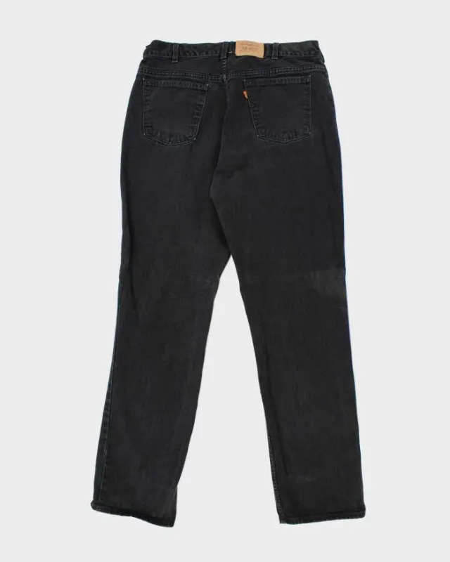 Vintage 80's Levi's Relaxed Fit Orange Tab Black Wash Jeans - W34 L32 sold by Rokit