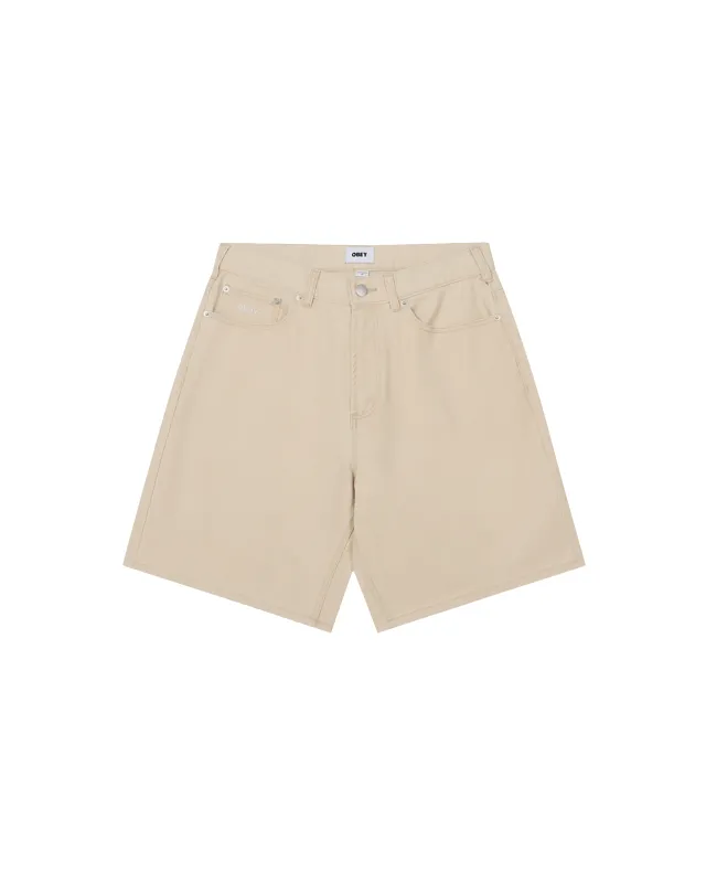 BIGWIG BAGGY DENIM SHORT sold by Obey