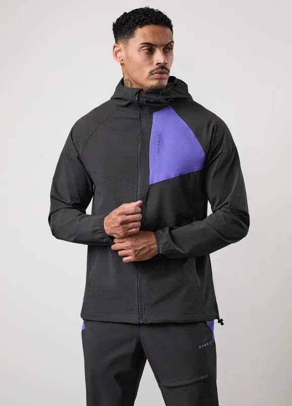 Gym King Fusion Tracksuit Top - Dark Pewter sold by The Gym King