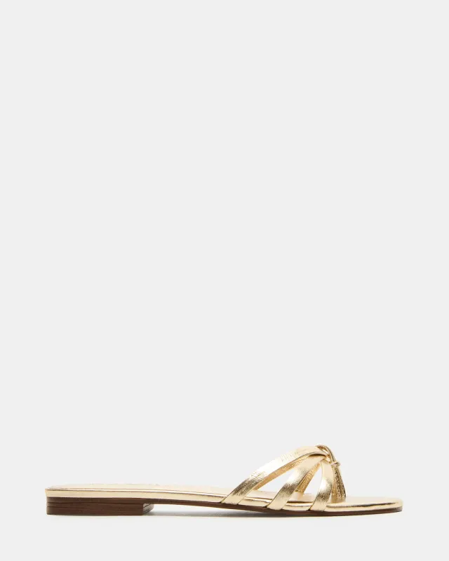 CALISSI CHAMPAGNE LEATHER sold by Steve Madden