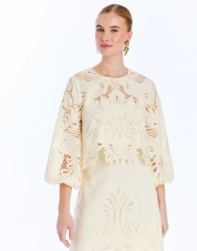 Mikele Sleeved Top sold by MESTIZA