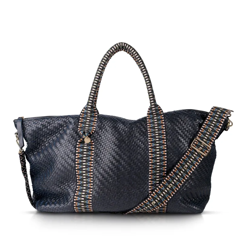 Saroka Leather Weekender Bag sold by Stelar