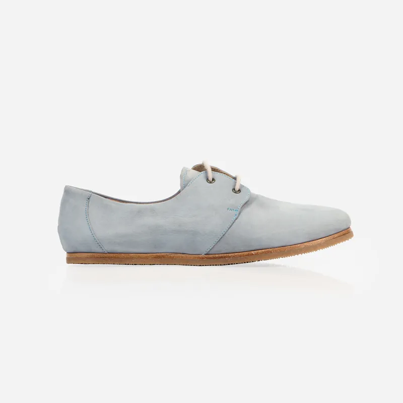 The Eyelet Oxford 2.0 Bluebell sold by Poppy Barley