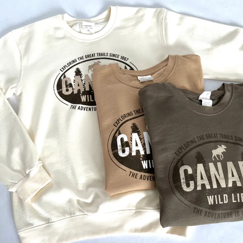 MOOSE CANADA CREWNECK sold by Oh Canada WPG