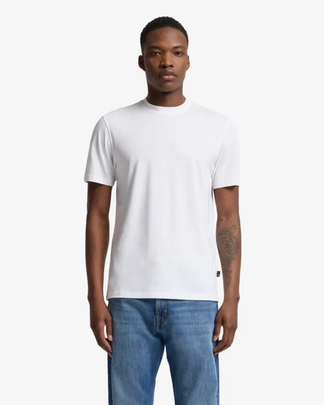 Lyocell Crewneck Tee in White sold by 7 For All Mankind