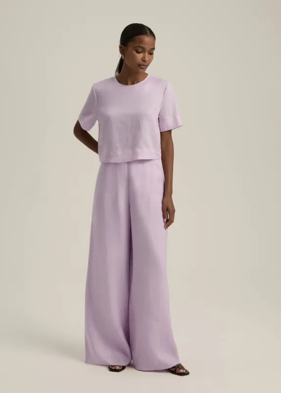 WIDE LEG LINEN PANT sold by Favorite Daughter