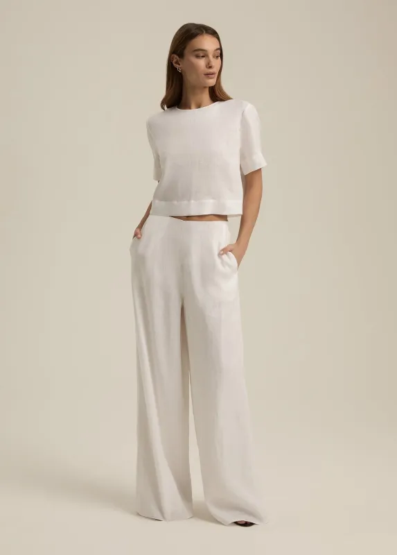 WIDE LEG LINEN PANT sold by Favorite Daughter