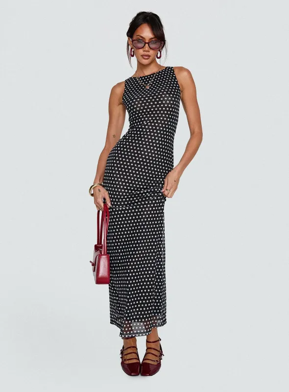 Top Of Mind Maxi Dress Black sold by Princess Polly