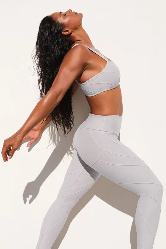 Washed Alosoft High-Waist Sunray Legging - Grey Sky Wash sold by Alo Yoga