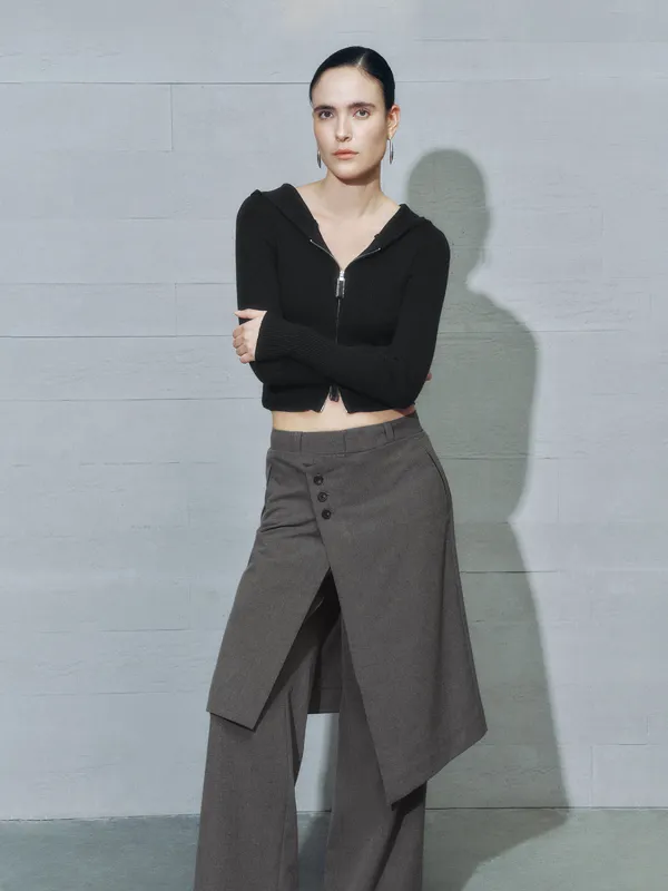 Hoodie Knitted Cardigans sold by Urban Revivo